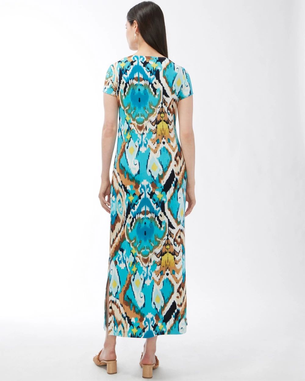 Petite Travelers Cap-Sleeve Dress