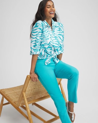Brigitte™ Pull-On Slim Ankle Pants