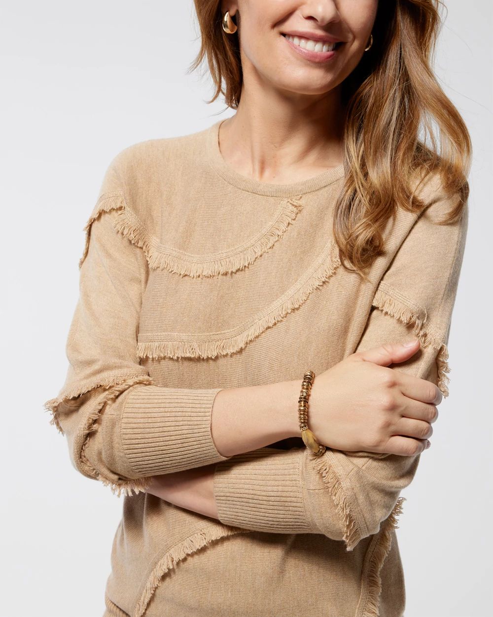 Fringe Pullover Sweater