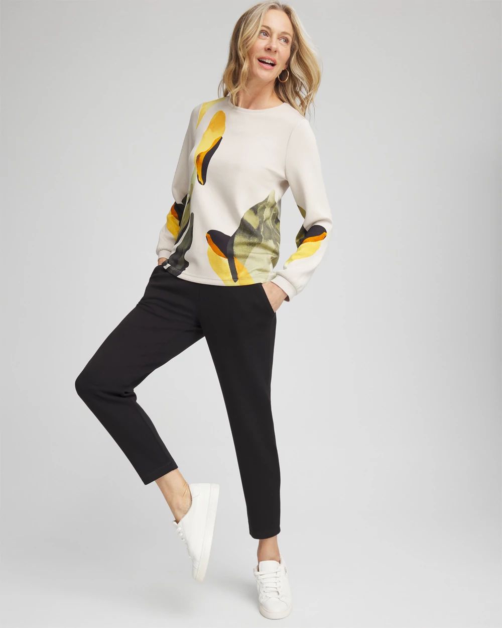 Zenergy® Scuba Tapered Ankle Pants click to view larger image.