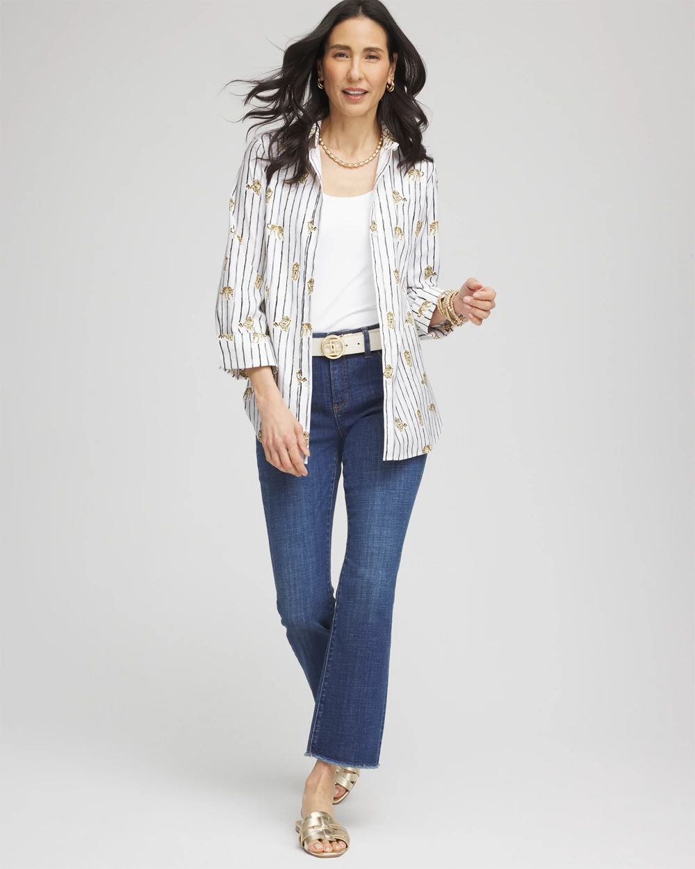 No Iron™ Leopard Graphic Shirt