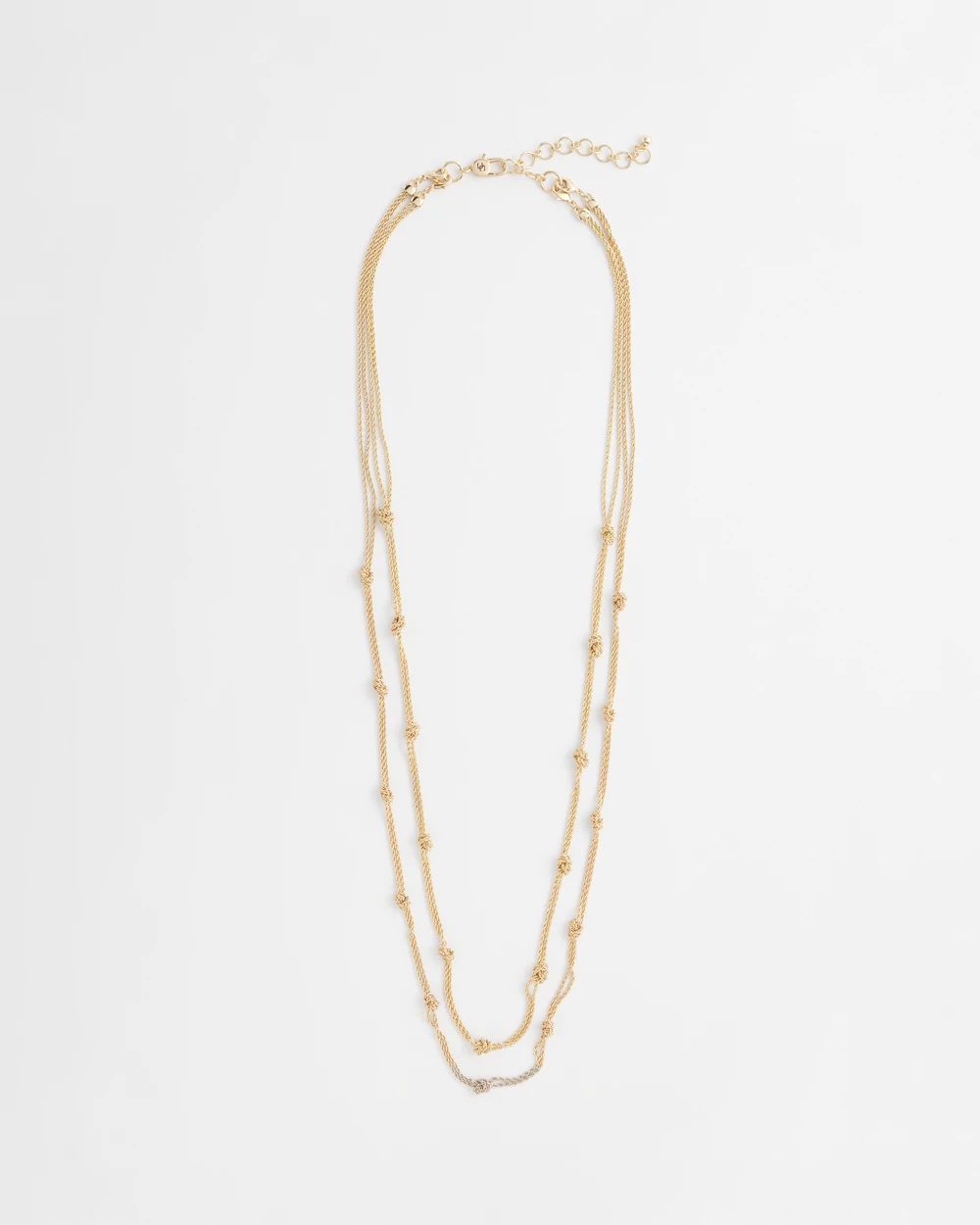 Multi-strand Gold-Tone Necklace