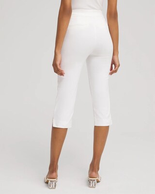 Brigitte™ Pull-On Rivet Slim Capris click to view larger image.