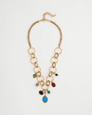 Charm Link Pendant Necklace