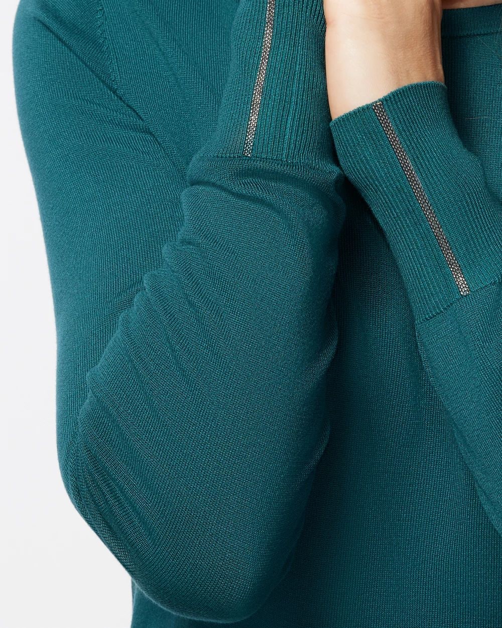 Caviar Bead Pullover Sweater