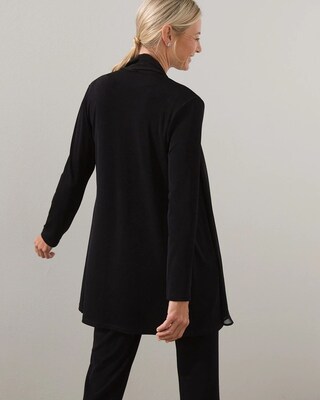 Travelers Chiffon Trim Cardigan