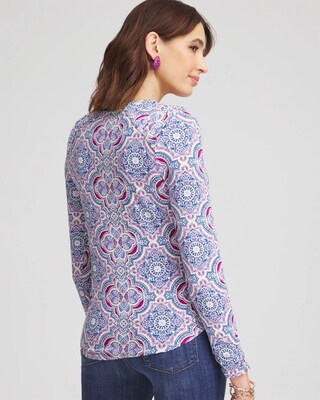 Touch of Cool™ Shirred Shoulder Blouse click to view larger image.