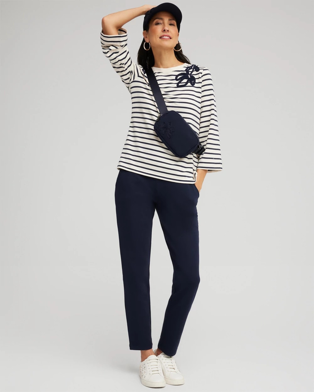 Zenergy® Soutache Stripe Pullover