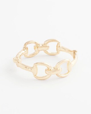 Equestrian Horsebit Cuff Bracelet click to view larger image.