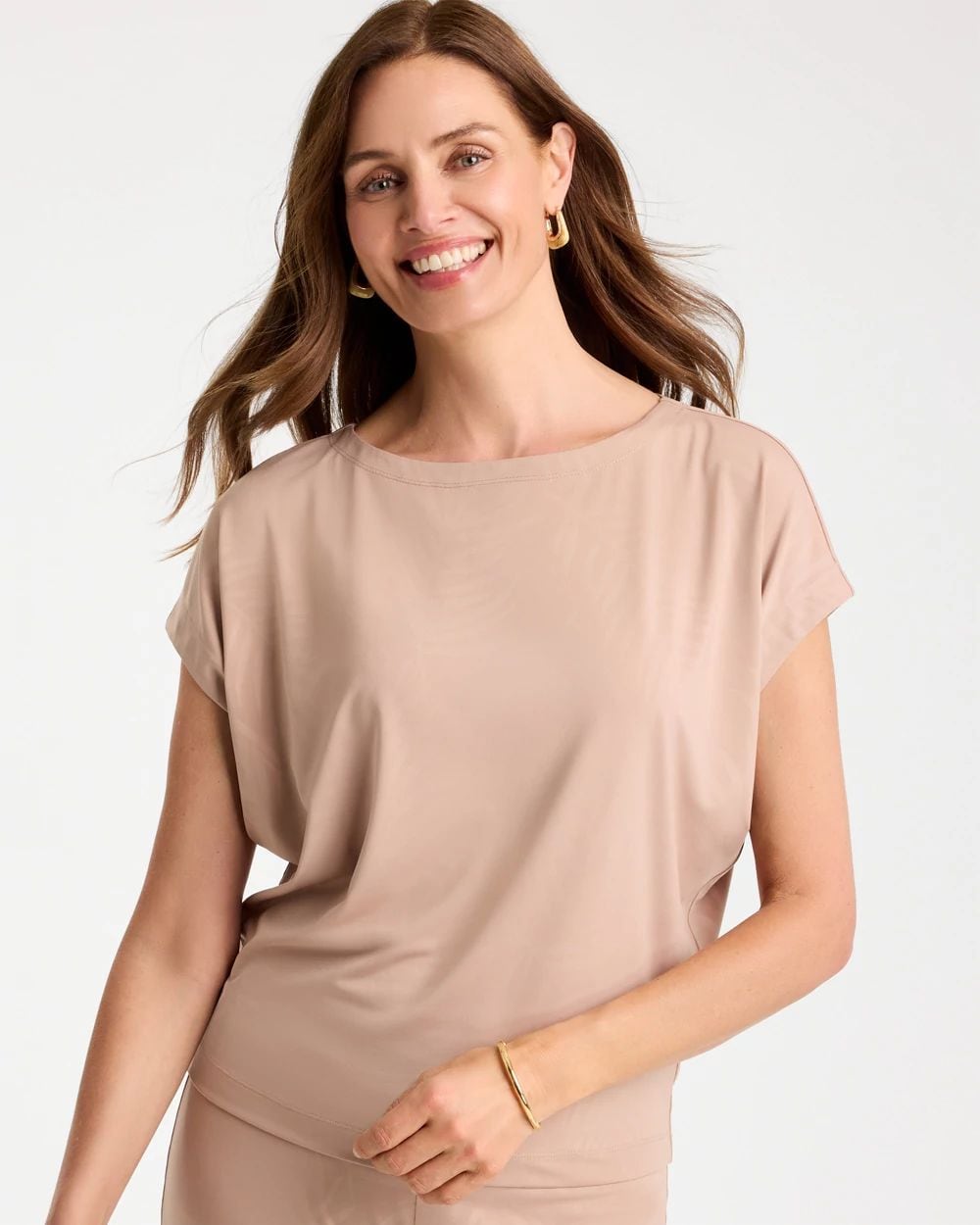 Travelers™ Palm Embossed Knit Top