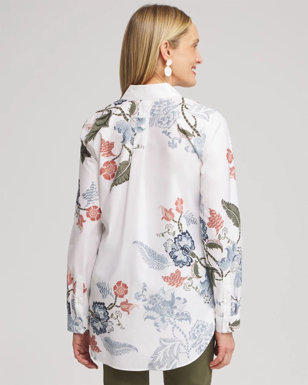 No Iron™ Stretch Floral Shirt