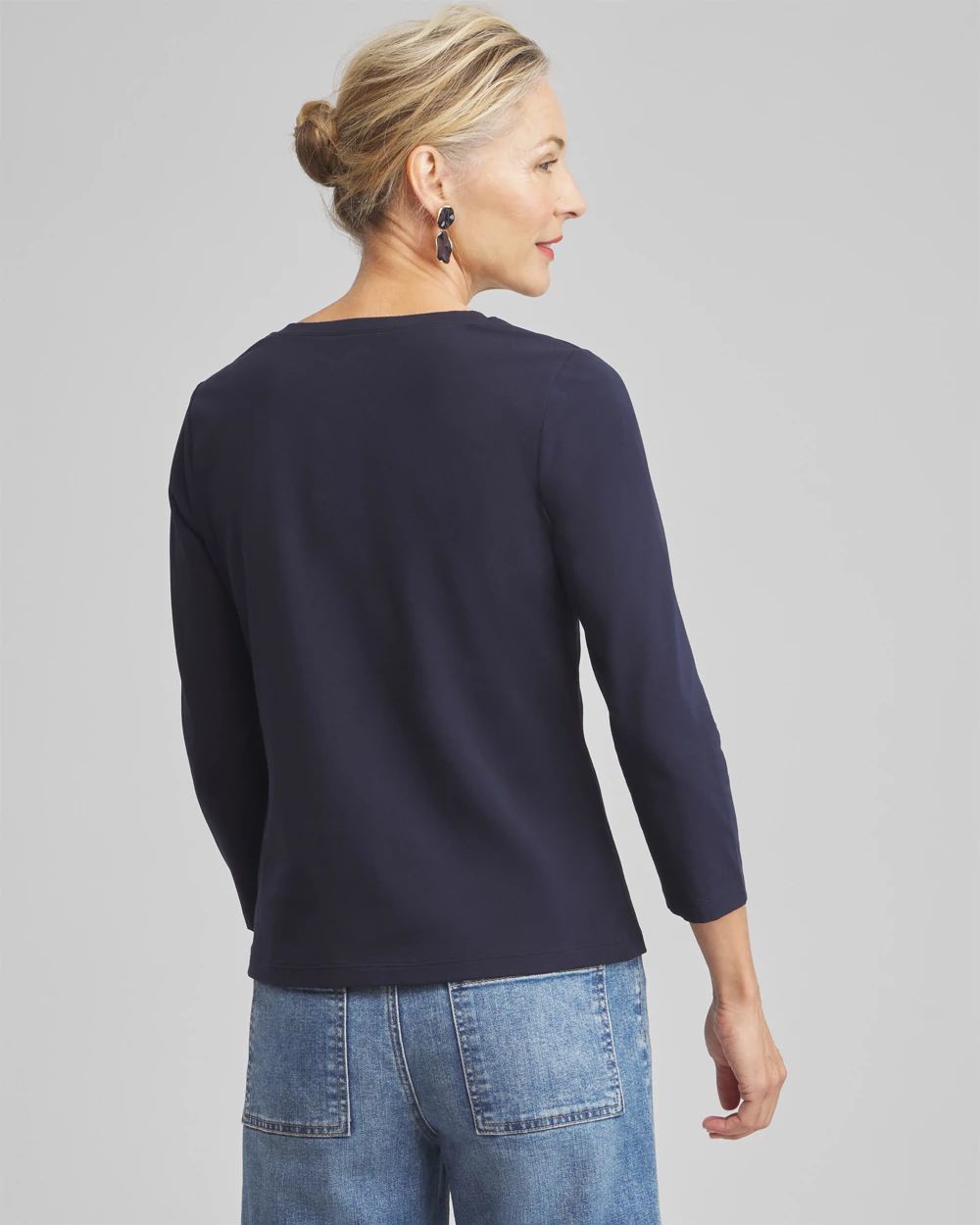 3/4 Sleeve Perfect Tee click to view larger image.