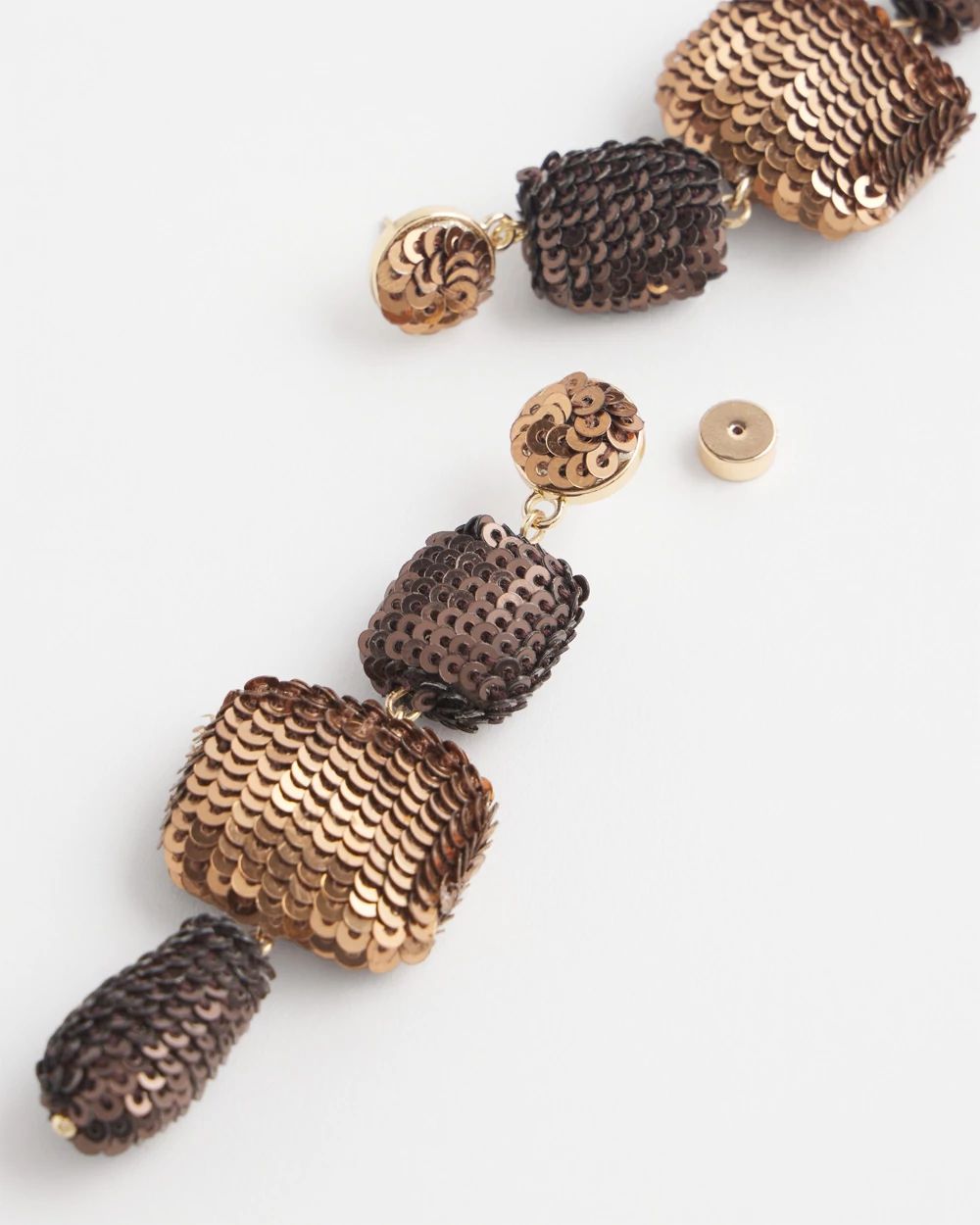 No Droop™ Sequin Drop Earrings