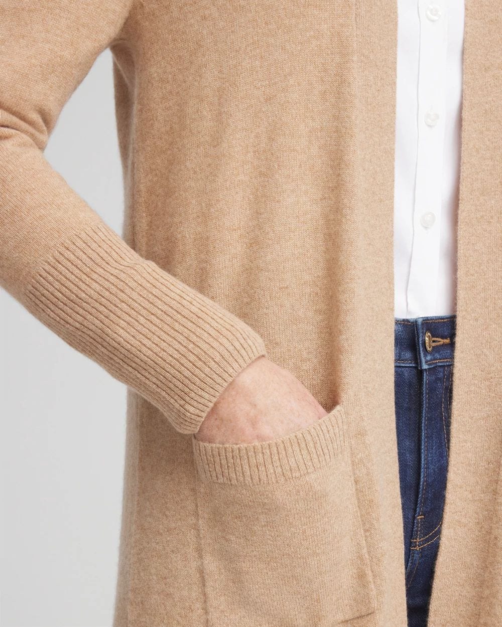 Cashmere Duster Cardigan click to view larger image.