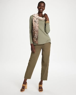 Stretch Cotton Boatneck Tunic click to view larger image.