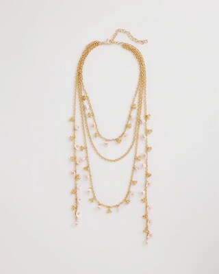 Pink Multi-Layer Necklace