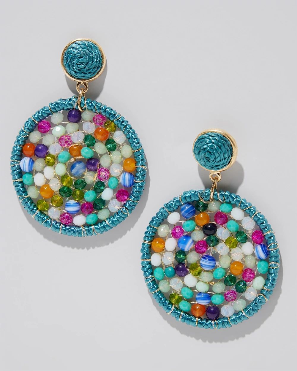 Beaded Drop Earrings