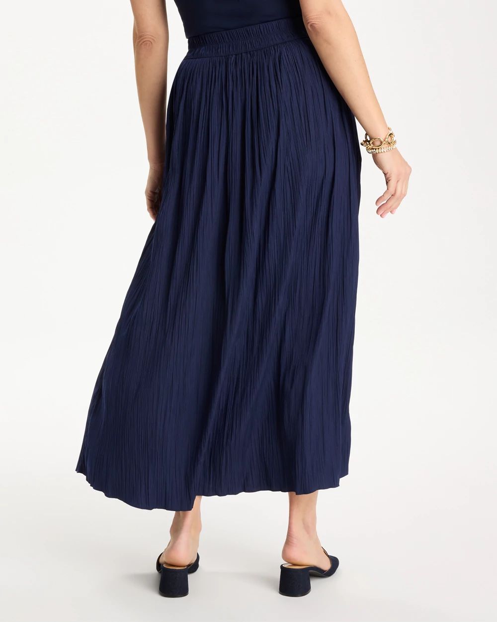 Sea Island Pull-On Maxi Skirt click to view larger image.
