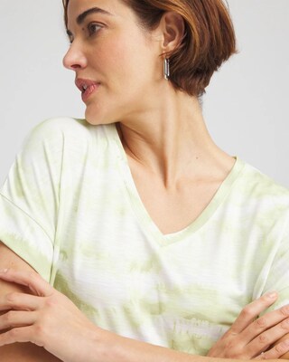Zenergy® Stripe Tie Dye Tee click to view larger image.