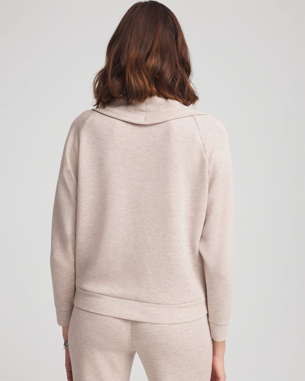 Zenergy® Scuba Cowl Neck Pullover Top click to view larger image.