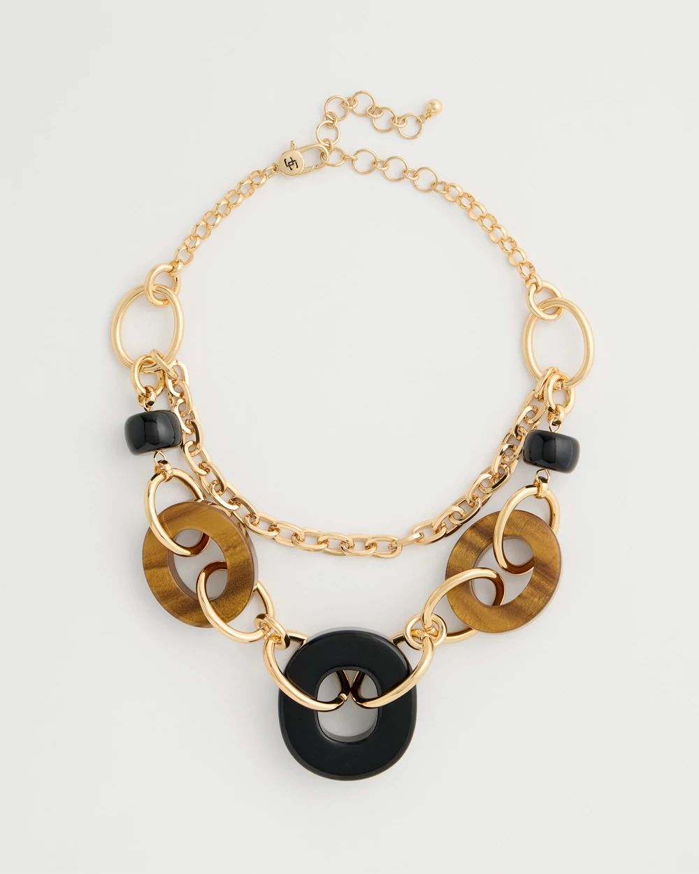 Artisanal Double-Strand Link Necklace
