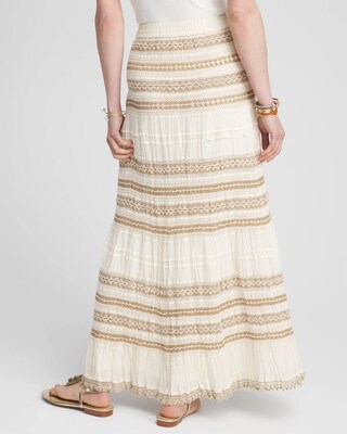Crochet Gauze Trim Skirt click to view larger image.