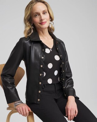 Polka Dot 3/4 Sleeve Perfect Tee