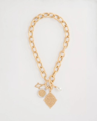 Toggle Cameo Charm Necklace