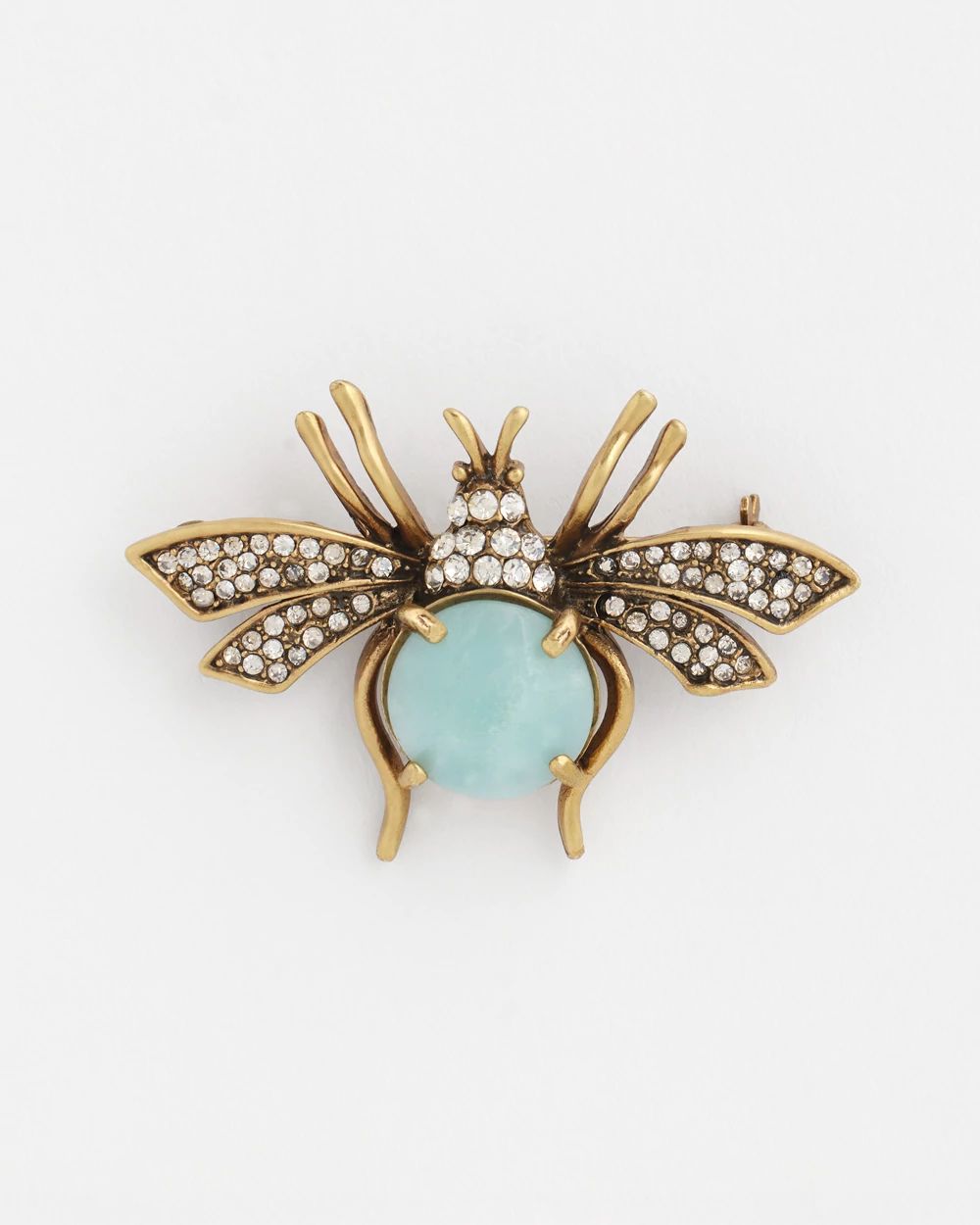 Sparkly Blue Critter Brooch