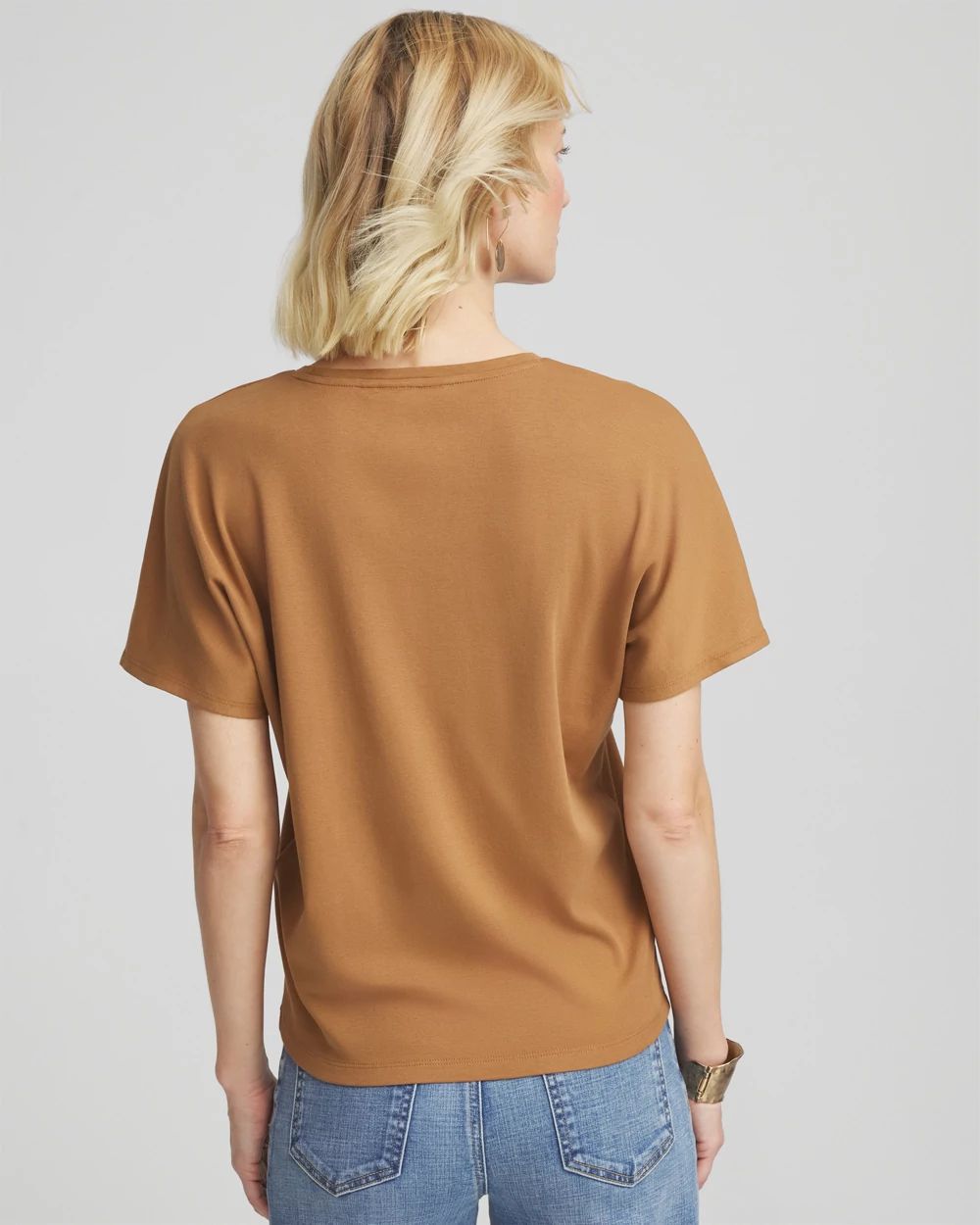 Studded Tapered Dolman Top