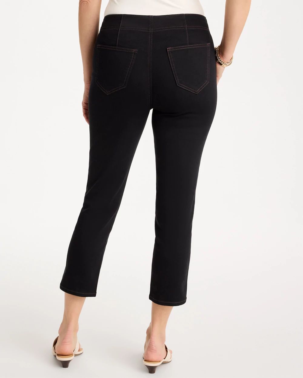 Pull-On Capri Jeans
