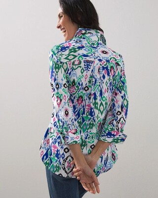 No-Iron Ikat Shirt