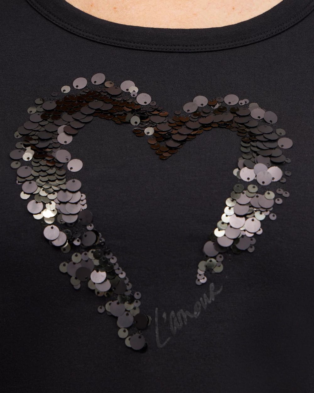 Sequins Heart Valentine's Tee click to view larger image.