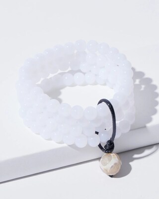 Convertible White Stretch Bracelets
