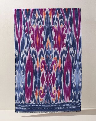 Ikat Oblong Scarf
