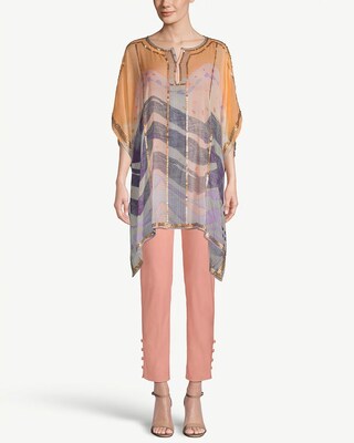 Bead-Embellished Poncho