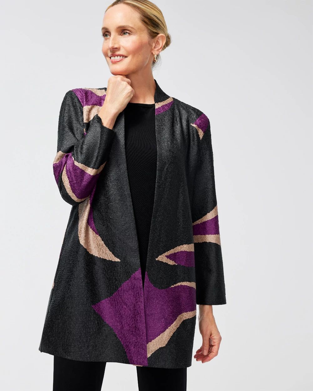 Travelers Collection Leafy Crushed Jacket
