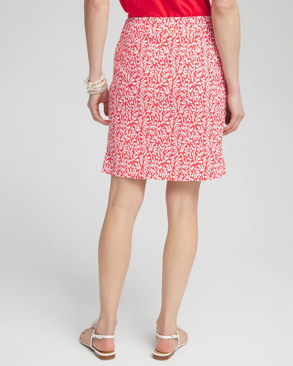 Brigitte Pull-On Reef Print Skort