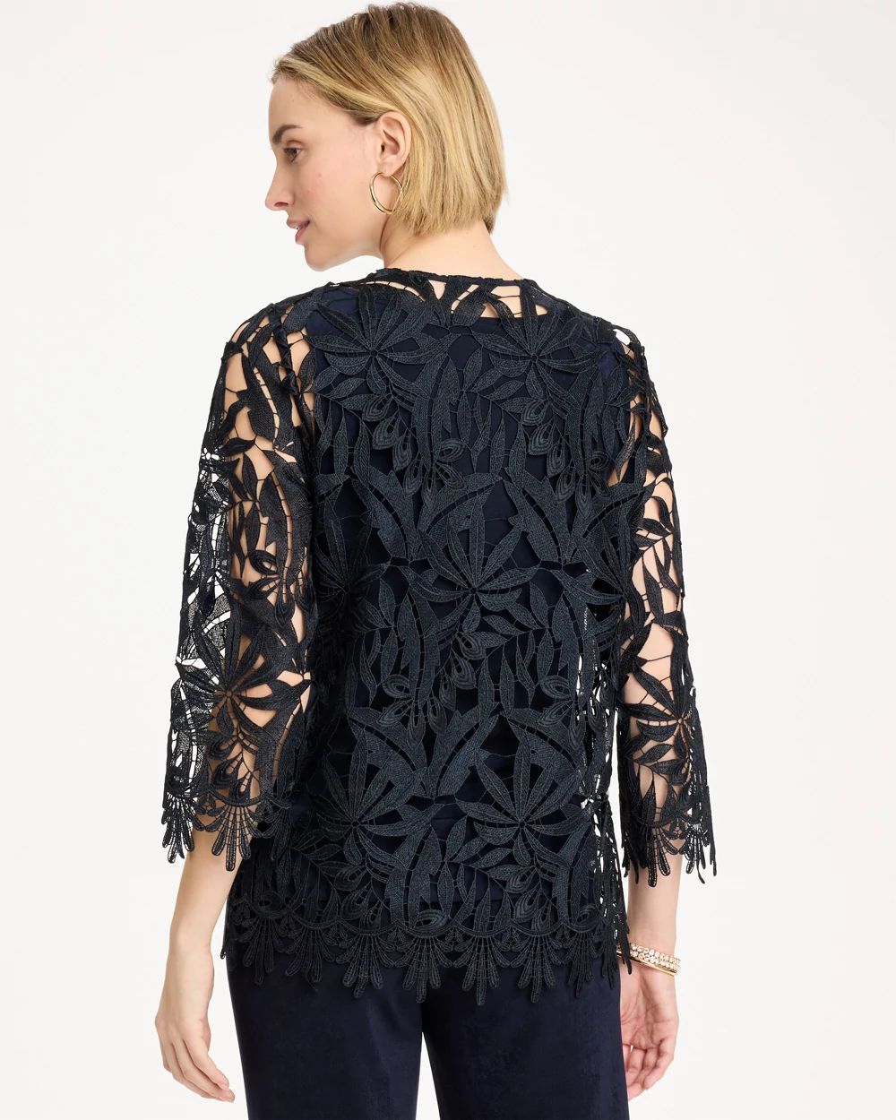 Travelers™ Galloon Lace Jacket click to view larger image.