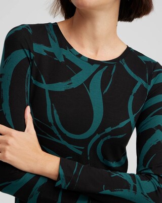 Touch of Cool Abstract Layering Tee