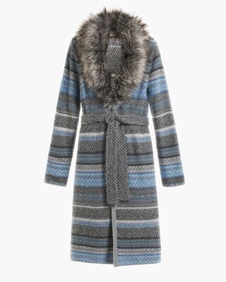 Faux-Fur Elaine Cardigan