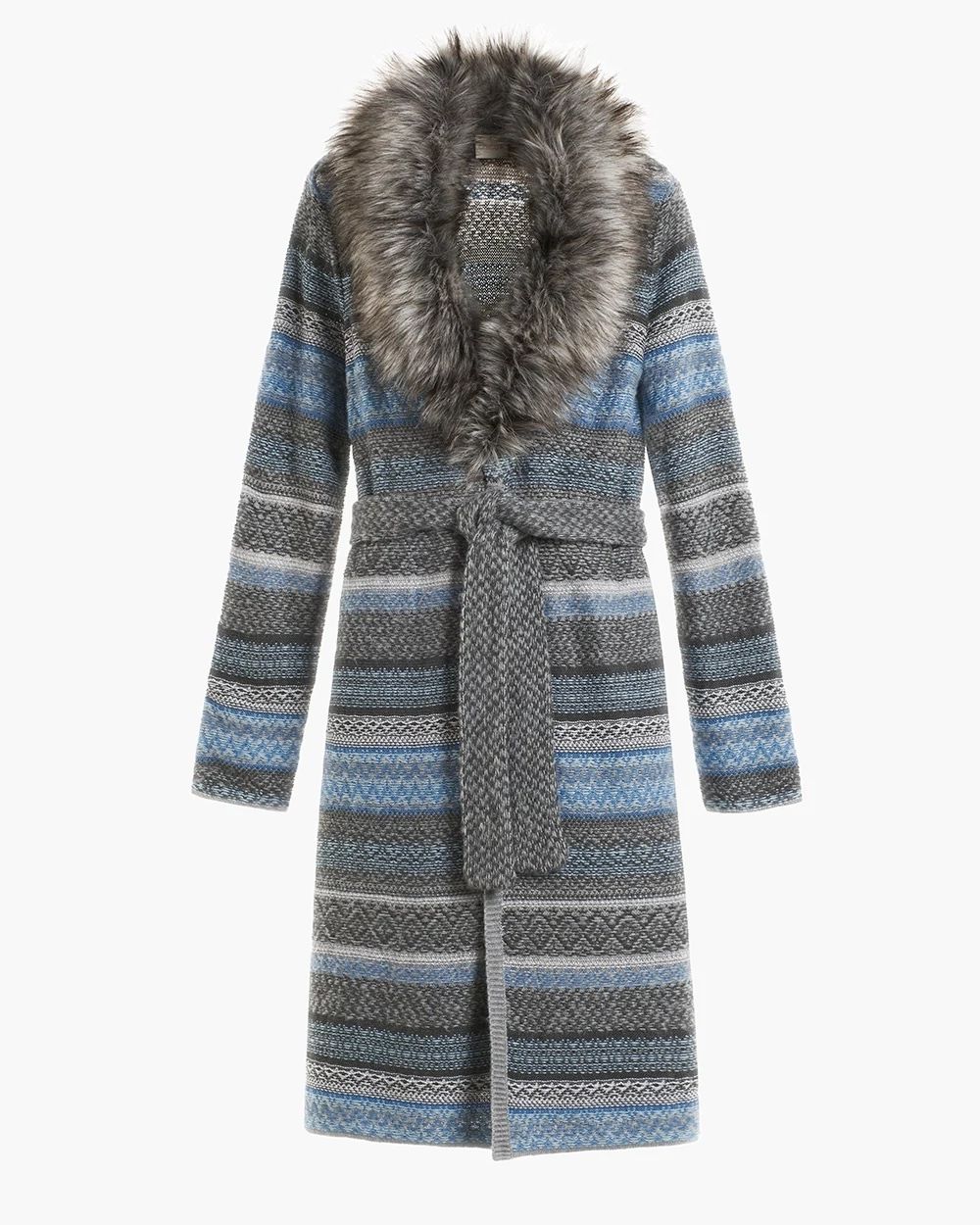 Faux-Fur Elaine Cardigan
