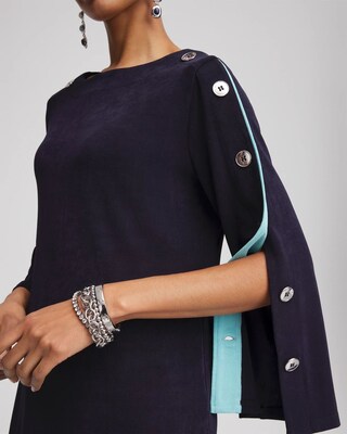 Travelers™ Button-sleeve Top click to view larger image.