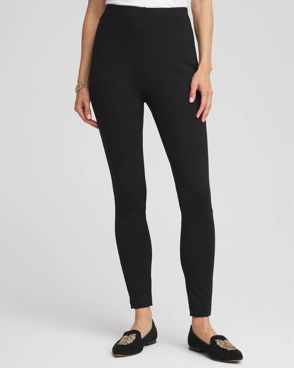 Juliet Ankle Zip Ponte Legging