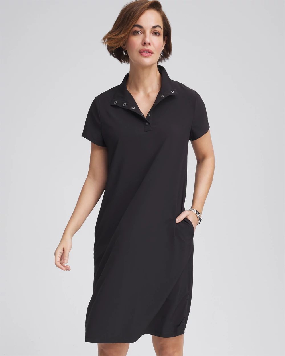 Zenergy® UPF Neema Mockneck Bungee Dress