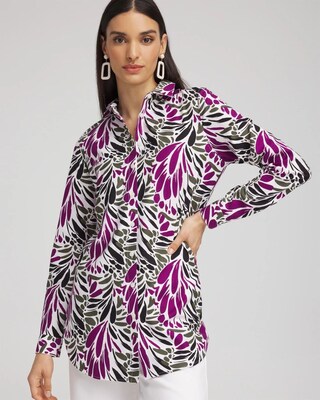 No Iron™ Stretch Floral Tunic