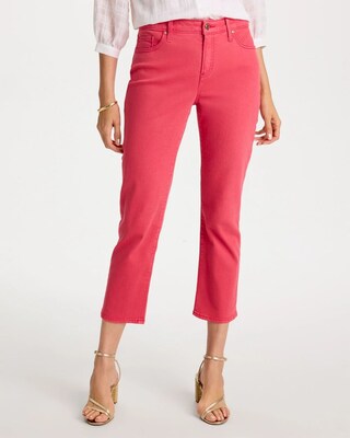 Girlfriend Roll Cuff Crop Jeans