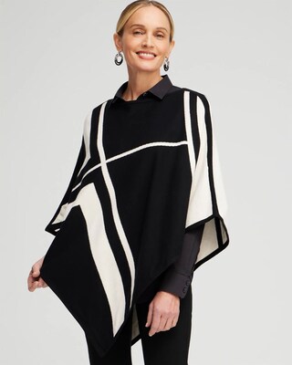 Reversible Triangle Sweater Poncho