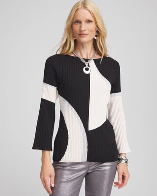 Abstract Pullover Sweater