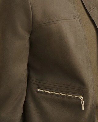 Faux-Suede Coat